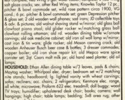 Ron-Janet Kasson Auction