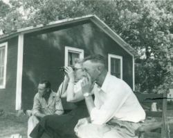 Rudy and Katheran and My dad Sid