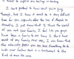 David's Letter From Dan