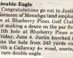 Justin's Double Eagle