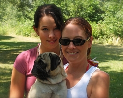 Kris & Felicia with Peanut