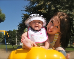 Kloey and Mommy summer 2011