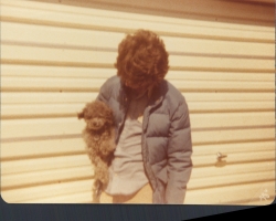 Barb and her puppy
