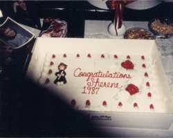 Sherene graduation cake
