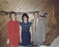 Sherene and her aunt and uncle