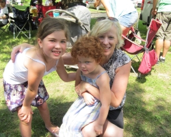 Shari & Granddaughters. Reese & Quinn