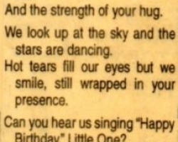 In Memory of Marah Beth