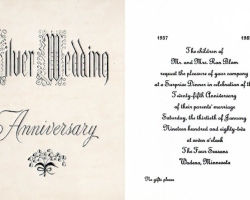 Ron And Janet's Silver Anniversary