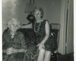 Ethel and her Mother (Grandma Blom)